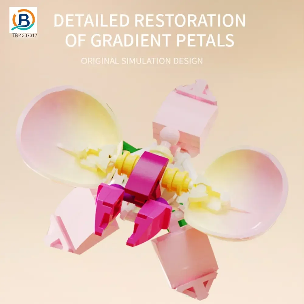 Flower Building Blocks Toy, Decor Use and Fun (TB-4307317) — product photograph 3