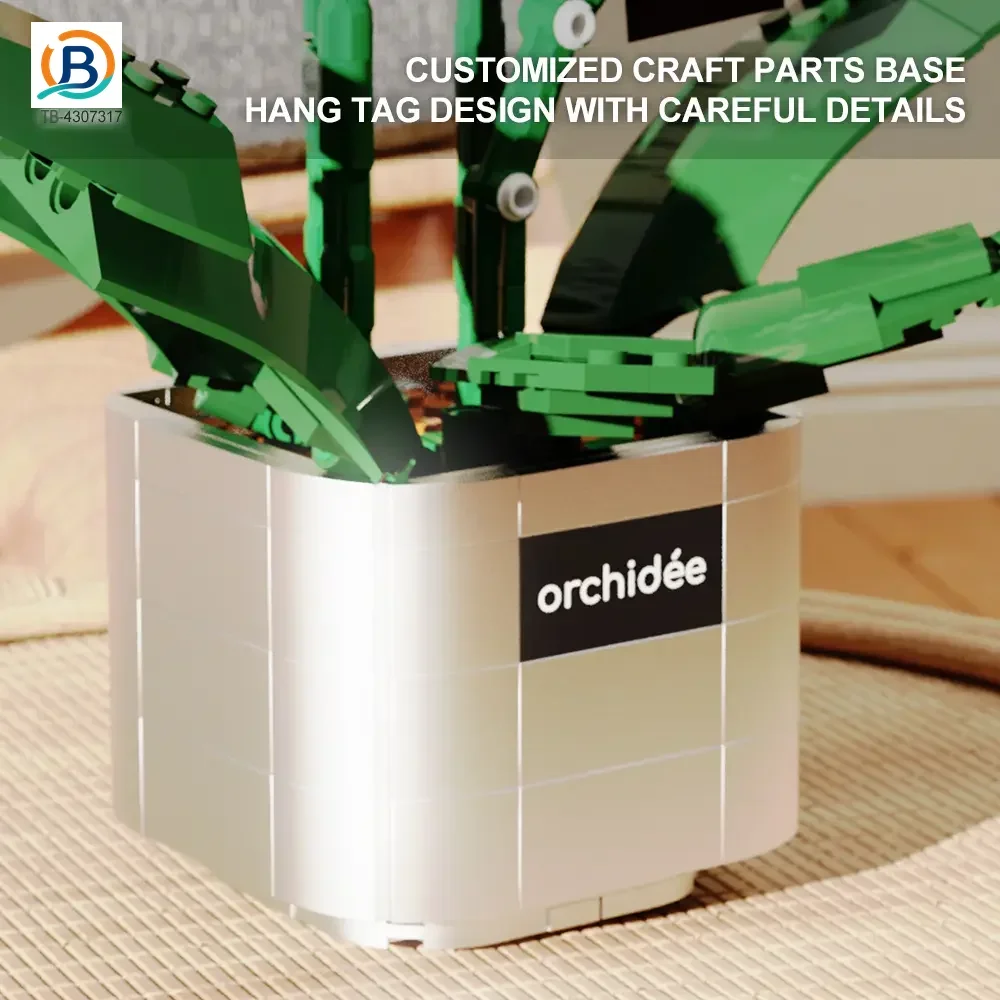 Flower Building Blocks Toy, Decor Use and Fun (TB-4307317) — product photograph 5