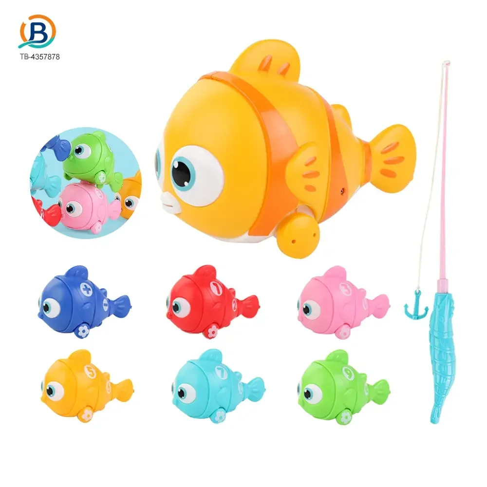 Magnetic Fishing Toy, Electric Moving Fish Bath Toys (TB-4357878) — product photograph 1