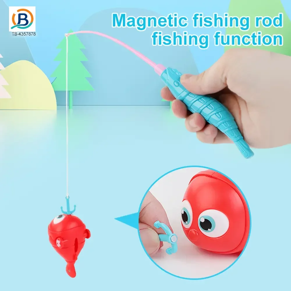 Magnetic Fishing Toy, Electric Moving Fish Bath Toys (TB-4357878) — product photograph 3