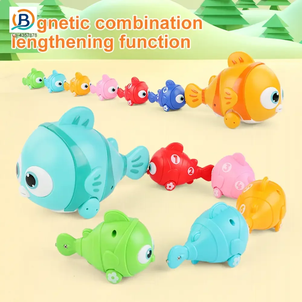 Magnetic Fishing Toy, Electric Moving Fish Bath Toys (TB-4357878) — product photograph 4