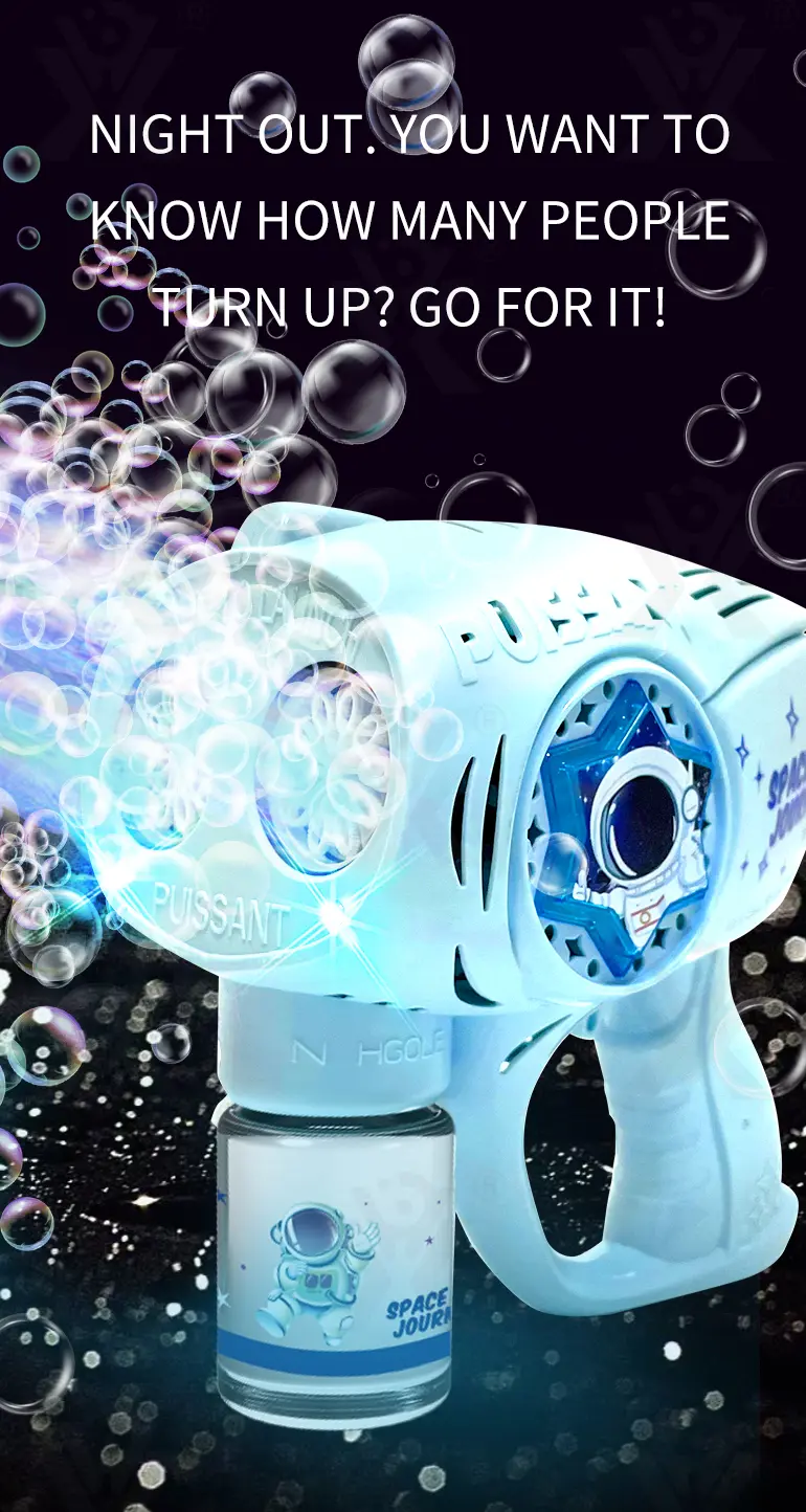 Space-Themed Bubble Gun (TB-3939120) — illustrated product details, panel 4