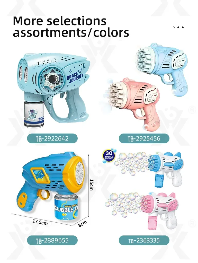 Space-Themed Bubble Gun (TB-3939120) — illustrated product details, panel 6