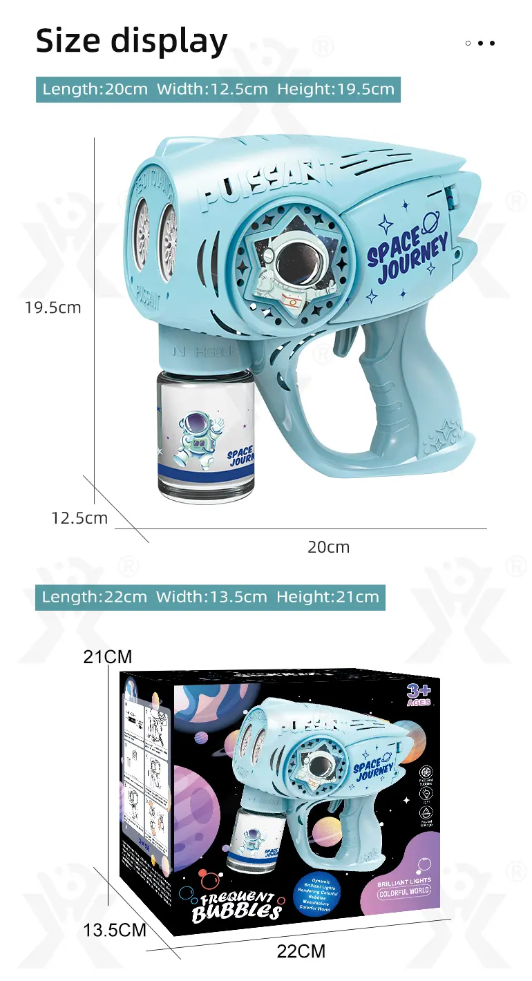 Space-Themed Bubble Gun (TB-3939120) — illustrated product details, panel 7
