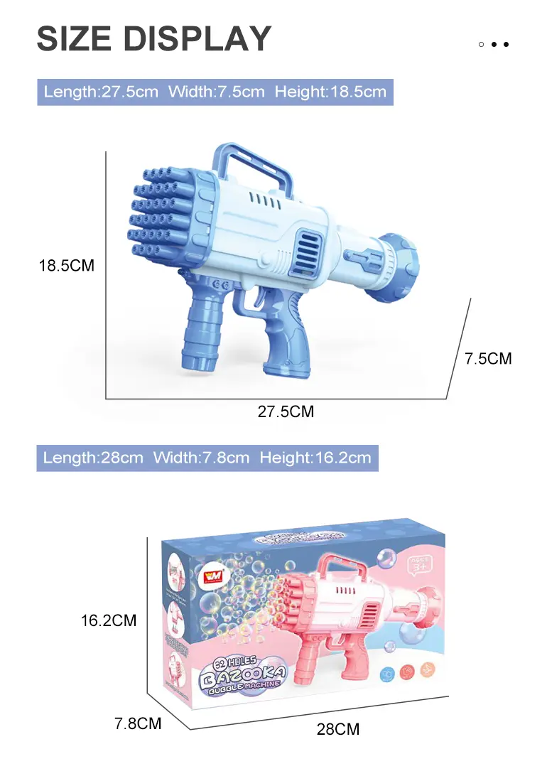 Bazooka Bubble Gun Supply (TB-2271038) — illustrated product details, panel 6