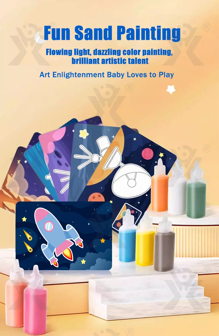 Sand Painting Set (TB-4952850) — illustrated product details, panel 1