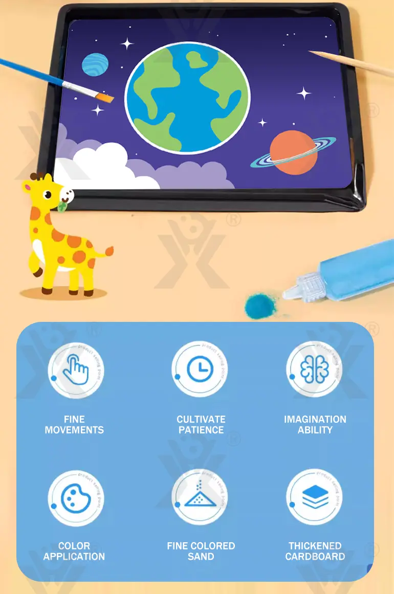 Sand Painting Set (TB-4952850) — illustrated product details, panel 2