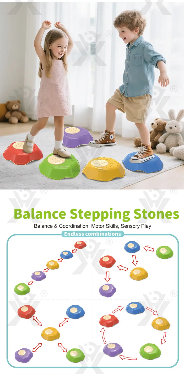Balance Stepping Stones Toy, Factory Supply (TB-5084096) — illustrated product details, panel 4