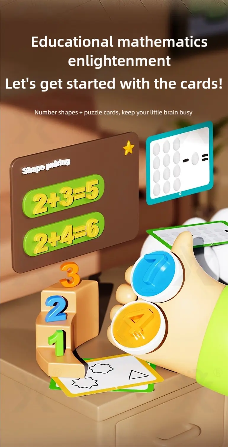 Chick Puzzle Matching Toy, Easter Egg Shape, For Shape and Color Recognition (TB-4895478) — illustrated product details, panel 5