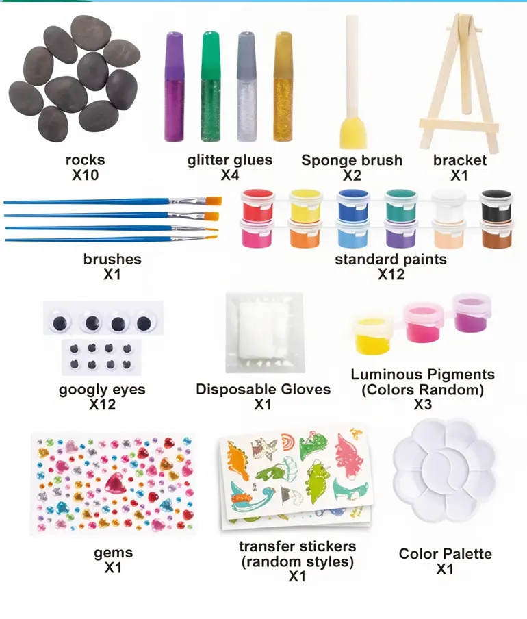 Kids DIY Rock Painting Kit (TB-5033534) — illustrated product details, panel 7