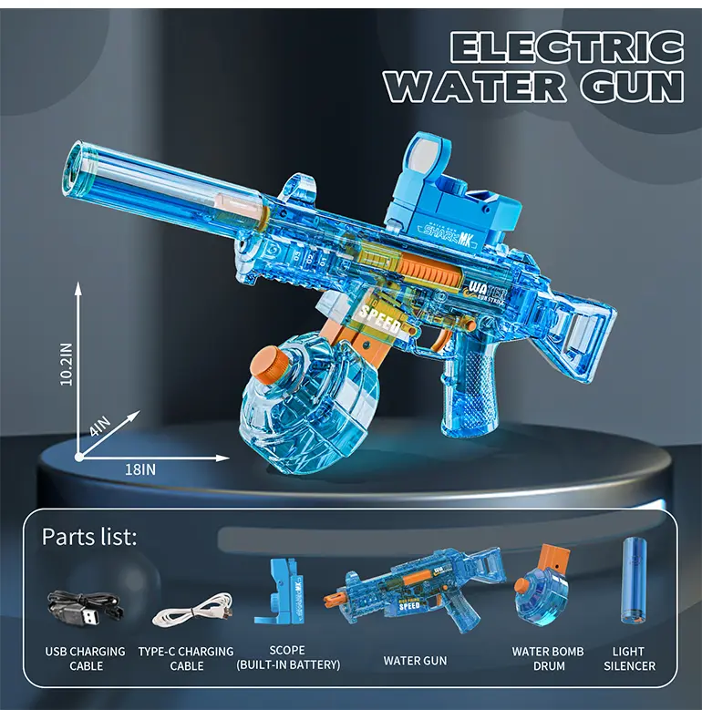Electric Water Gun, Factory Direct Supply (TB-4430327) — illustrated product details, panel 6