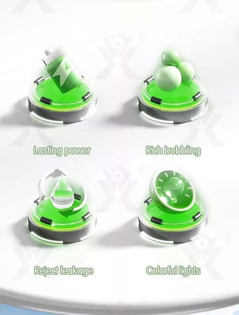 Electric Rose Bubble Machine (TB-4908593) — illustrated product details, panel 4