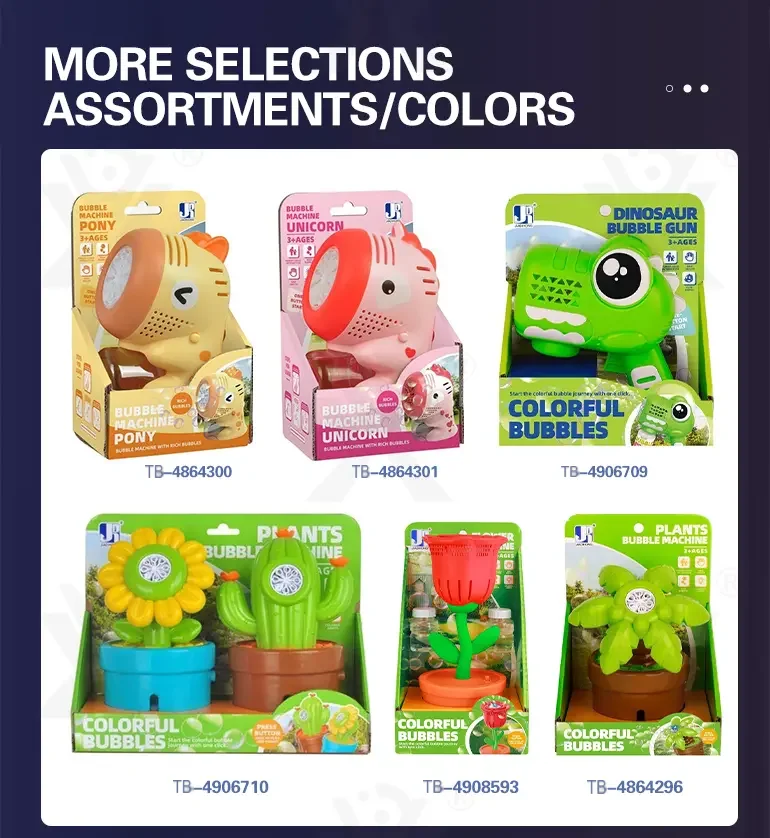 Electric Rose Bubble Machine (TB-4908593) — illustrated product details, panel 8