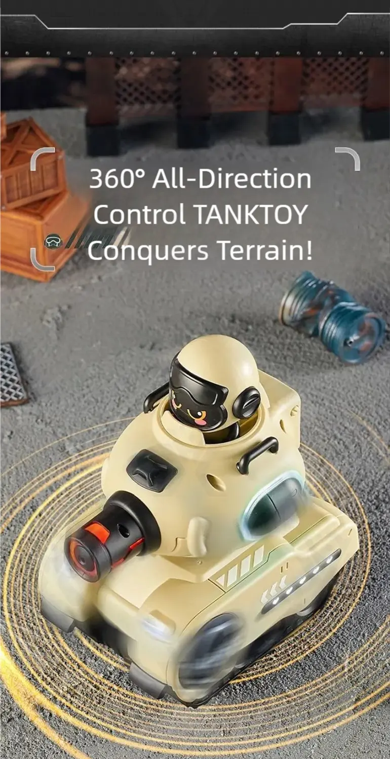 Infrared Combat Tank Supply, RC Tank Toy (TB-5108003) — illustrated product details, panel 6