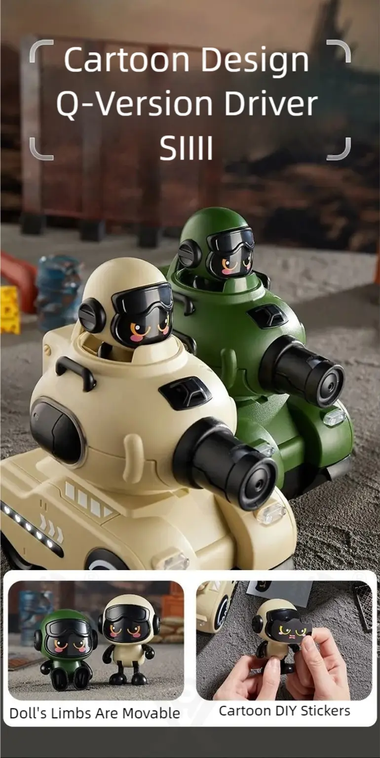 Infrared Combat Tank Supply, RC Tank Toy (TB-5108003) — illustrated product details, panel 8