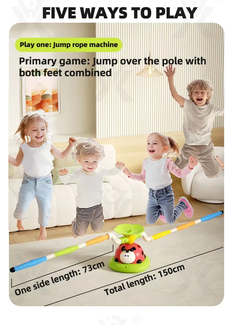 Exercise Machine Toy, 5 in 1 Musical Jump Toys (TB-4524279) — illustrated product details, panel 2