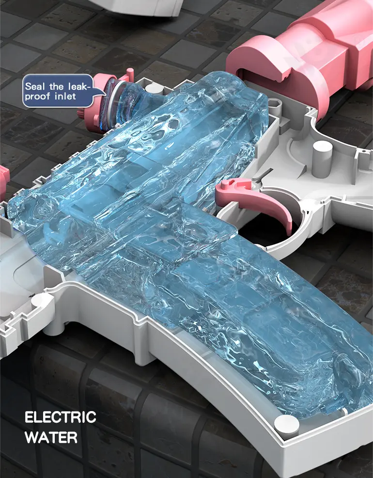 Electric M416 Water Gun (TB-3989067) — illustrated product details, panel 4