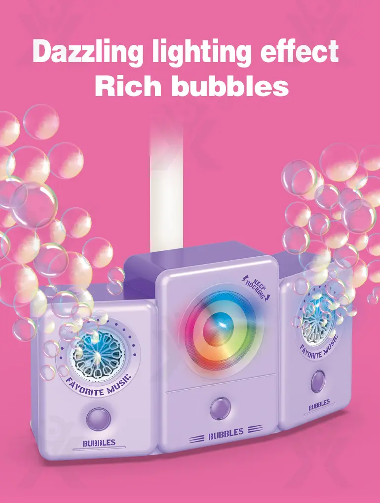 2-in-1 Microphone Speaker Bubble Maker (TB-4855494) — illustrated product details, panel 3