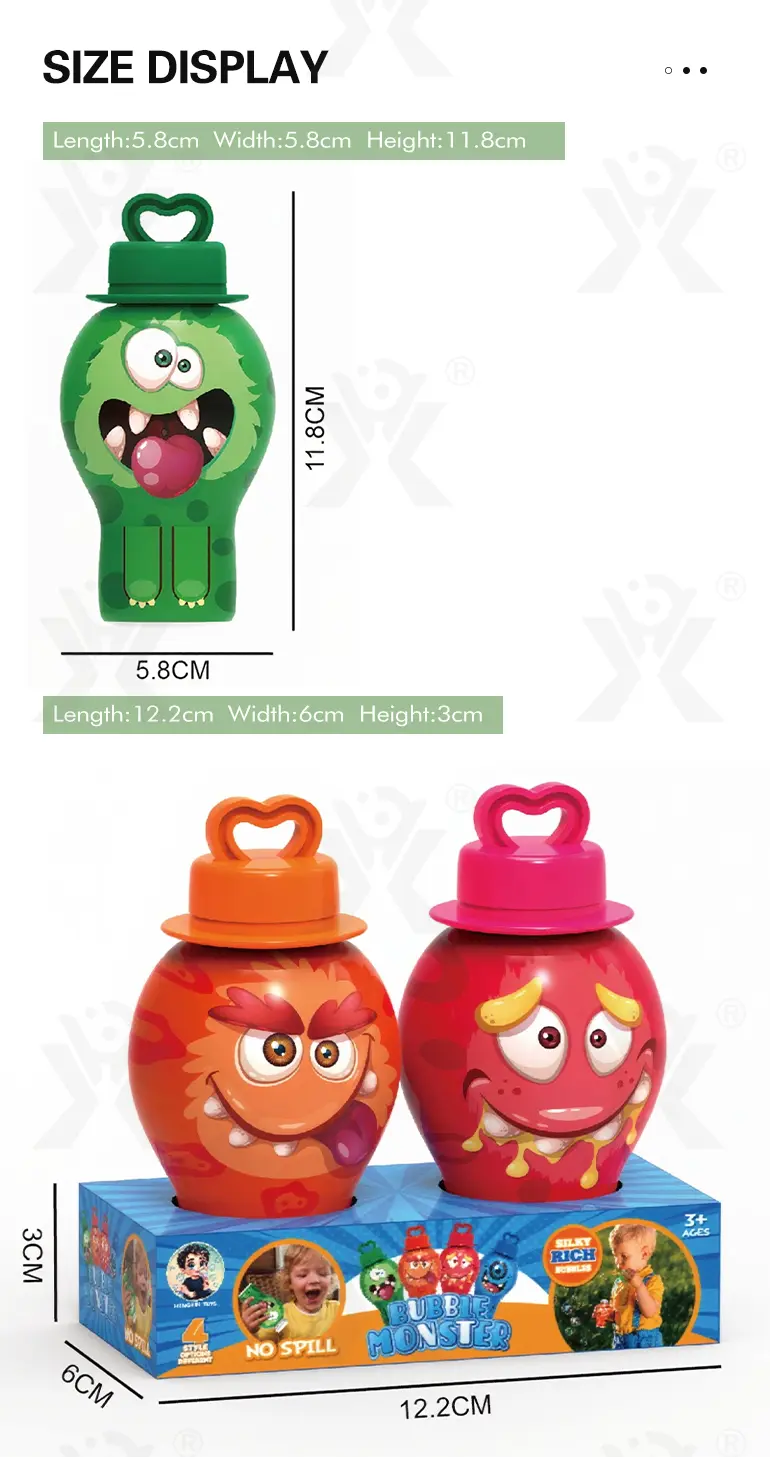 Monster Bubble Bottle, Bubble Blowing Water Toy (TB-4999566) — illustrated product details, panel 7