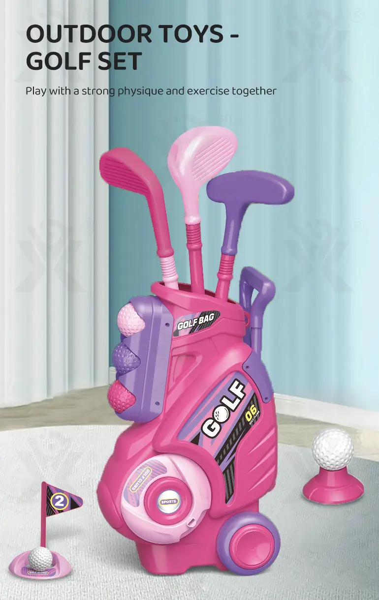 Toddler Outdoor Golf Toy Set (TB-4102975) — illustrated product details, panel 1