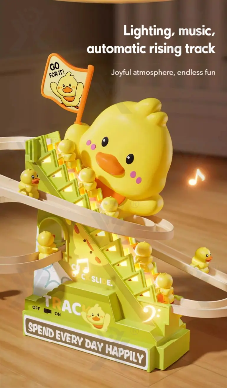 Electric Duck Climbing Toy (TB-5126075) — illustrated product details, panel 2