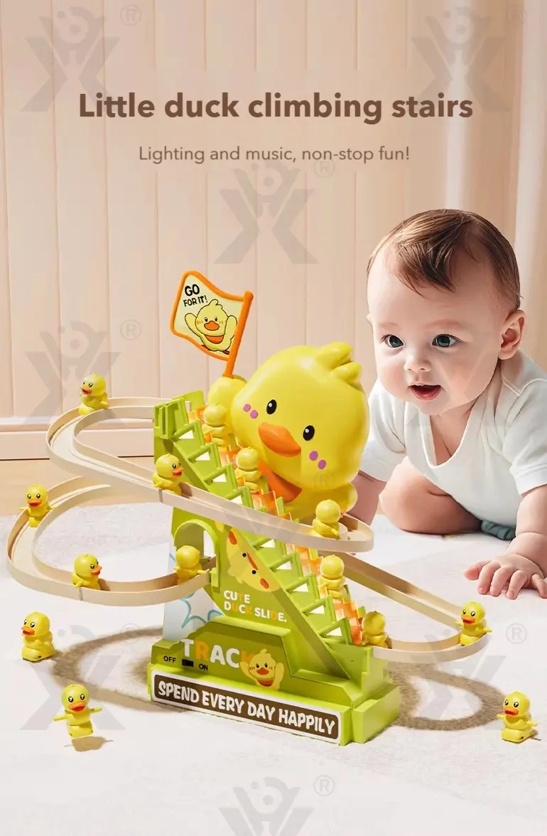 Electric Duck Climbing Toy (TB-5126075) — illustrated product details, panel 3
