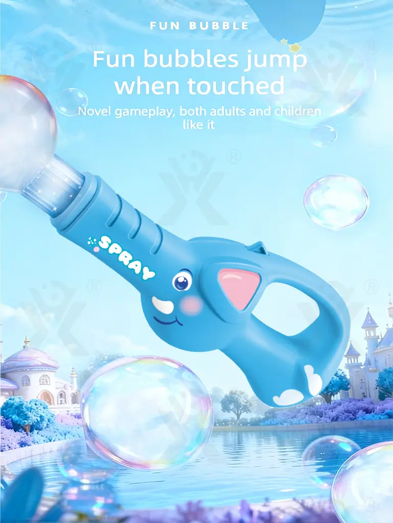 Fog Smoke Bubble Elephant Toy (TB-5089104) — illustrated product details, panel 2