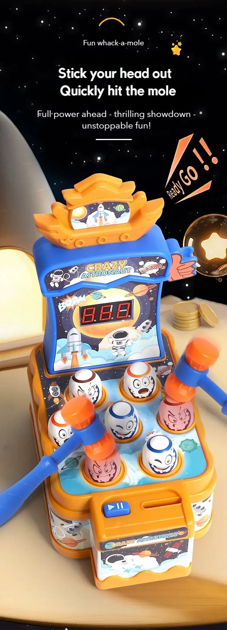 Kids Astronaut Whack-A-Mole Toy Game (TB-4833246) — illustrated product details, panel 3