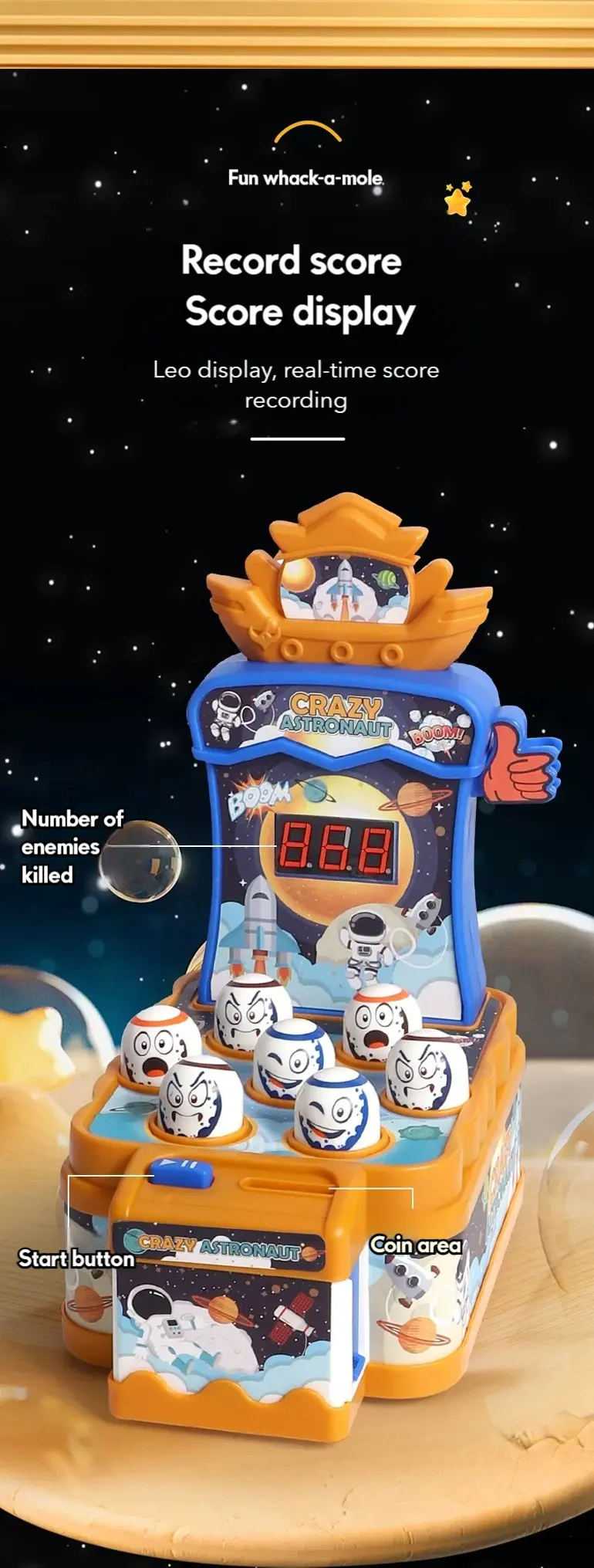 Kids Astronaut Whack-A-Mole Toy Game (TB-4833246) — illustrated product details, panel 7