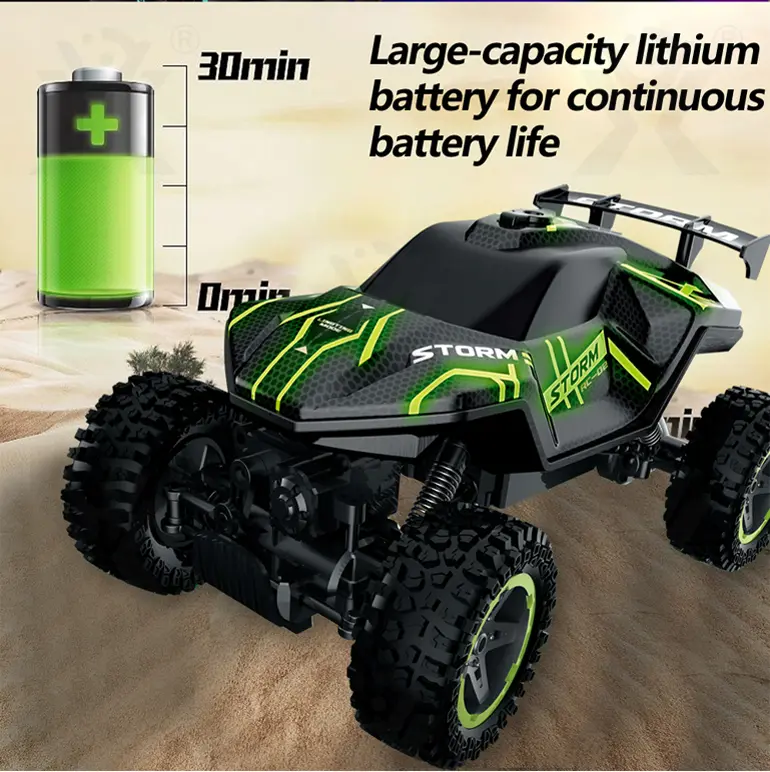 RC Cars 1/16 Scales, Spray Rock Crawler RC Car Toy (TB-4279990) — illustrated product details, panel 10