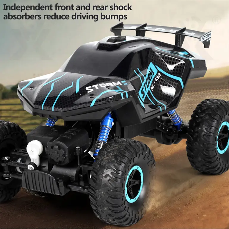 RC Cars 1/16 Scales, Spray Rock Crawler RC Car Toy (TB-4279990) — illustrated product details, panel 6
