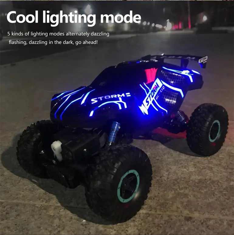 RC Cars 1/16 Scales, Spray Rock Crawler RC Car Toy (TB-4279990) — illustrated product details, panel 8