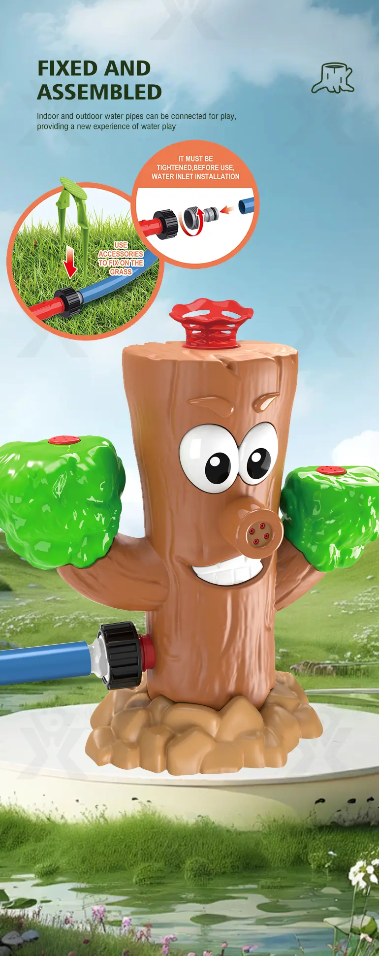 New 2-in-1 Water Sprinkler Baseball Toy for Kids (TB-4425086) — illustrated product details, panel 3