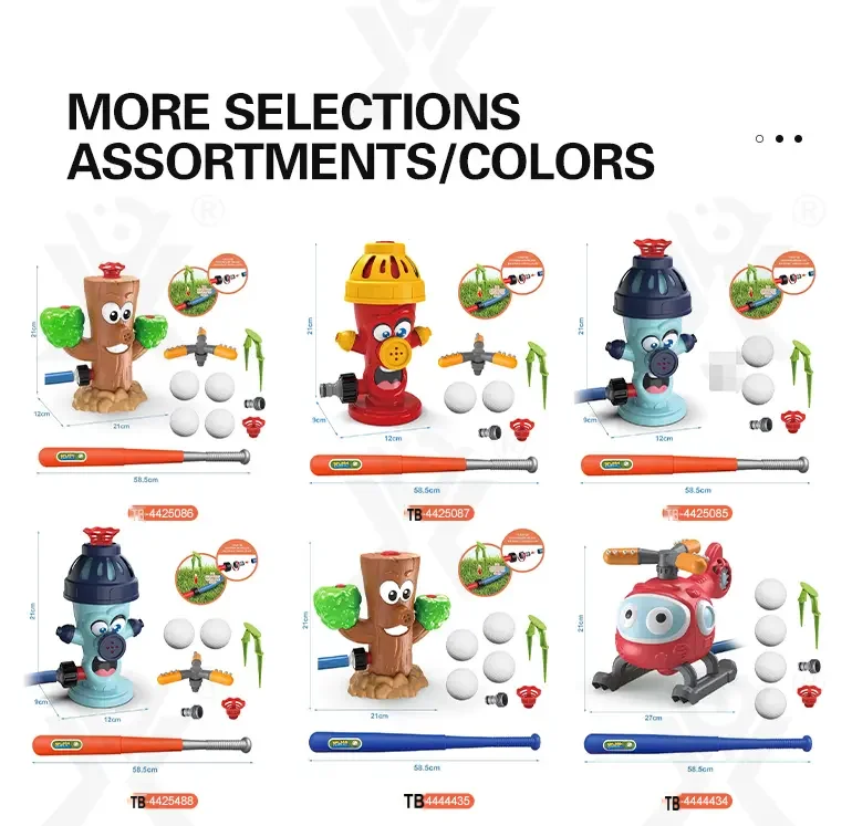 New 2-in-1 Water Sprinkler Baseball Toy for Kids (TB-4425086) — illustrated product details, panel 6