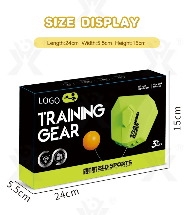 Table Tennis Trainer Toy, Ball Game (TB-4840923) — illustrated product details, panel 6