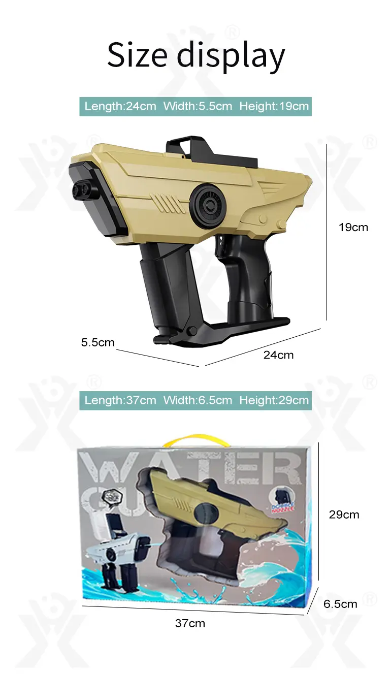 Dual-Nozzle Electric Water Gun (TB-4120074) — illustrated product details, panel 11