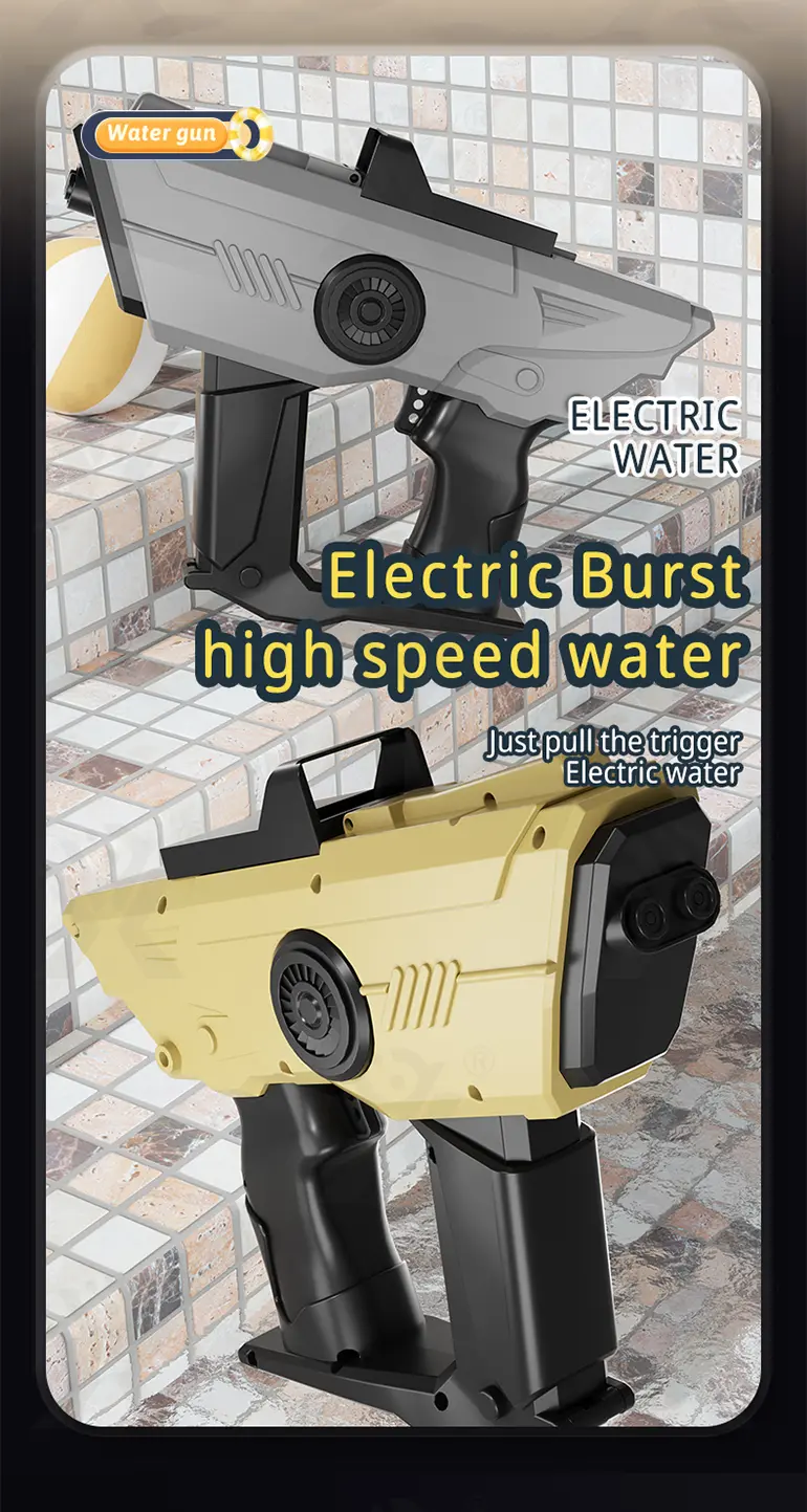 Dual-Nozzle Electric Water Gun (TB-4120074) — illustrated product details, panel 3