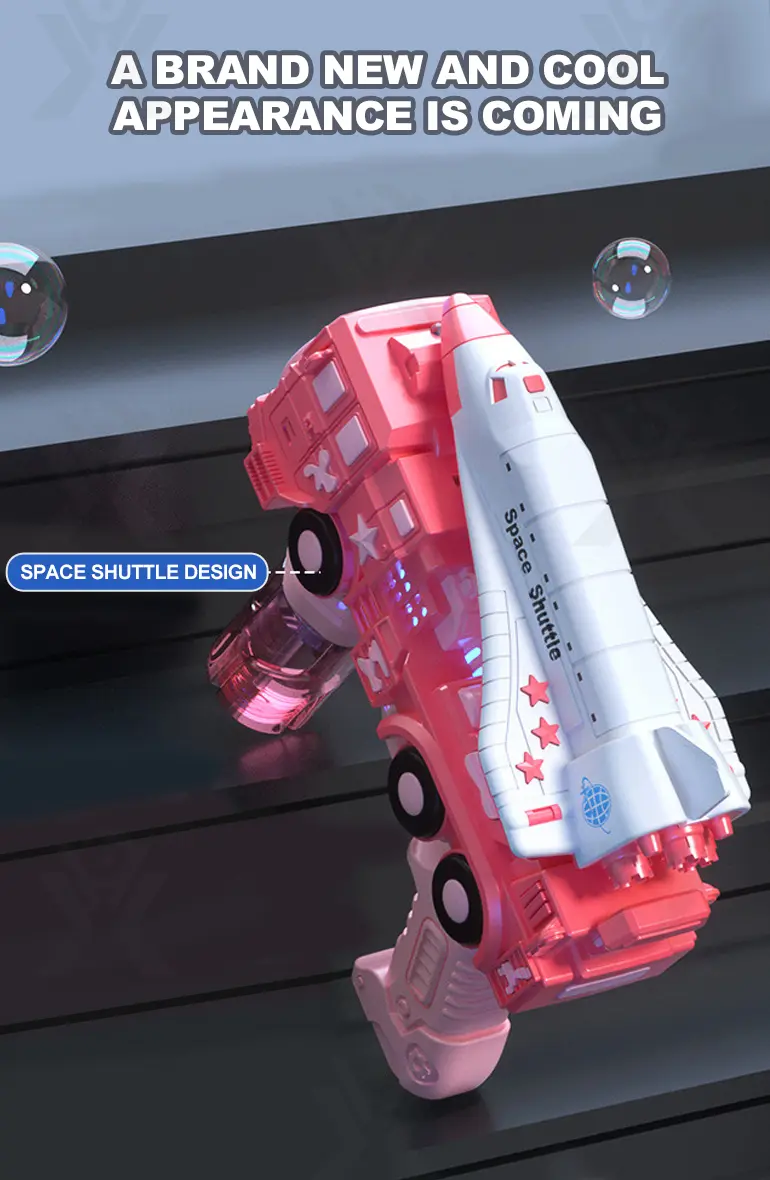 Summer Toy Bubble Gun, Space Theme (TB-4291929) — illustrated product details, panel 3