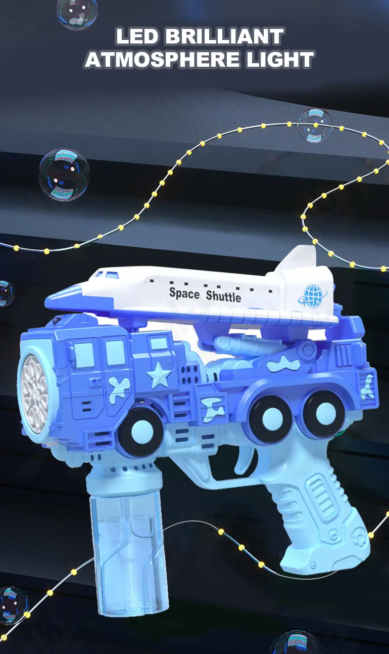 Summer Toy Bubble Gun, Space Theme (TB-4291929) — illustrated product details, panel 6