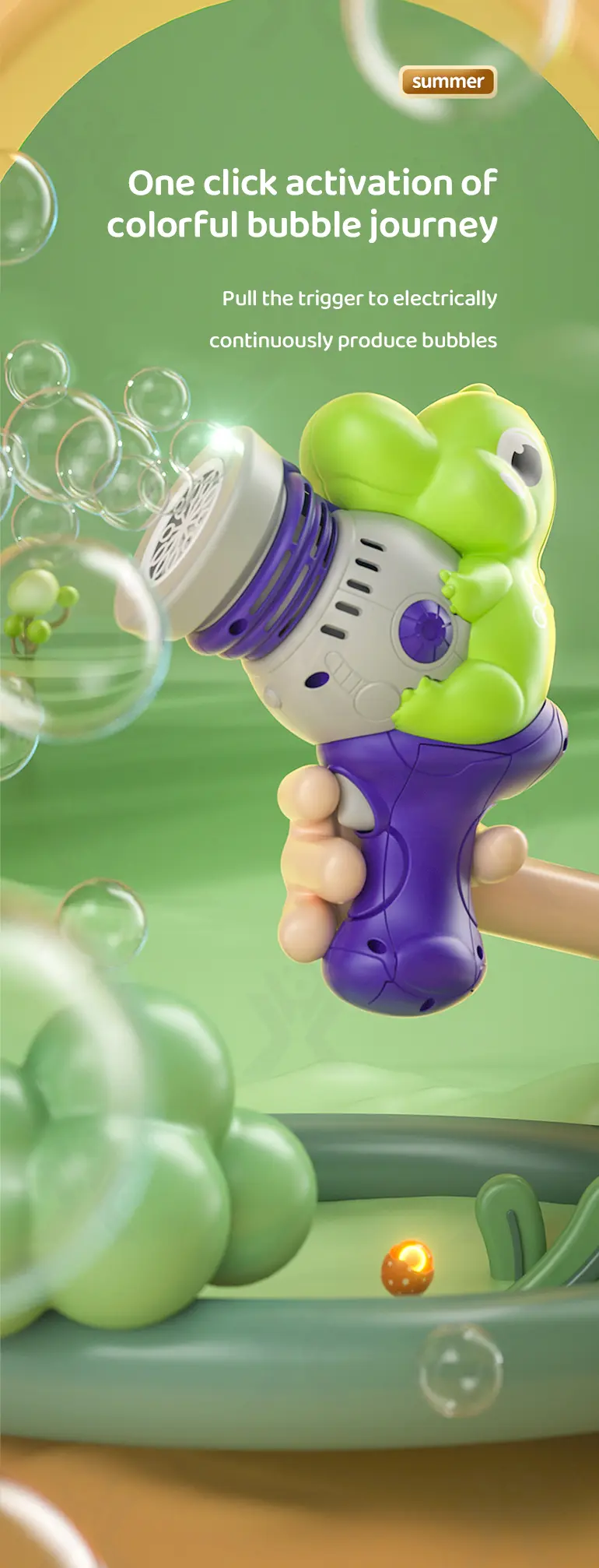 Dinosaur Bubble Gun (TB-4087981) — illustrated product details, panel 3