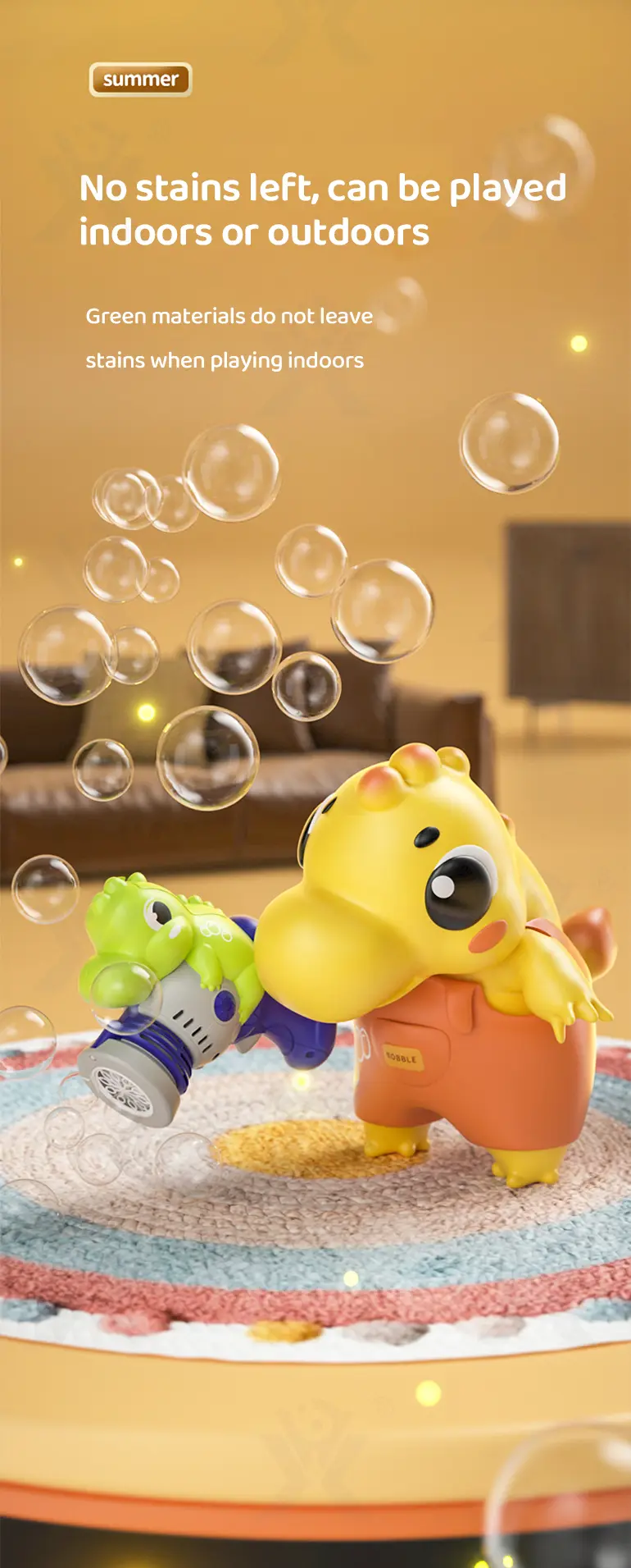 Dinosaur Bubble Gun (TB-4087981) — illustrated product details, panel 5