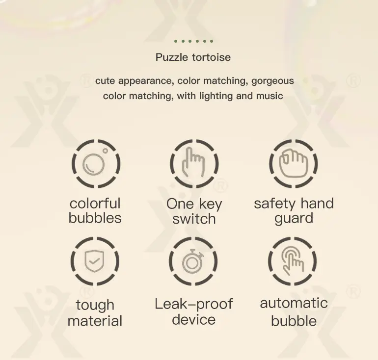 48-Hole Electric Bubble Machine -Summer toys For Kids (TB-2370241) — illustrated product details, panel 2