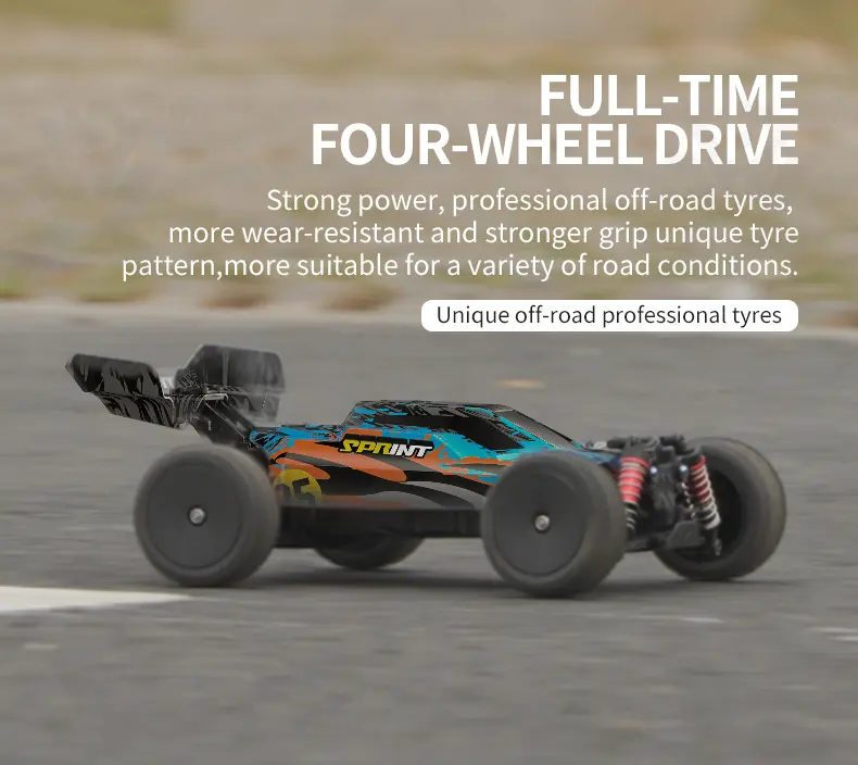 High-Speed RC Car, Fast Remote Control Car with 36KM/H Top Speed (TB-4048968) — illustrated product details, panel 3