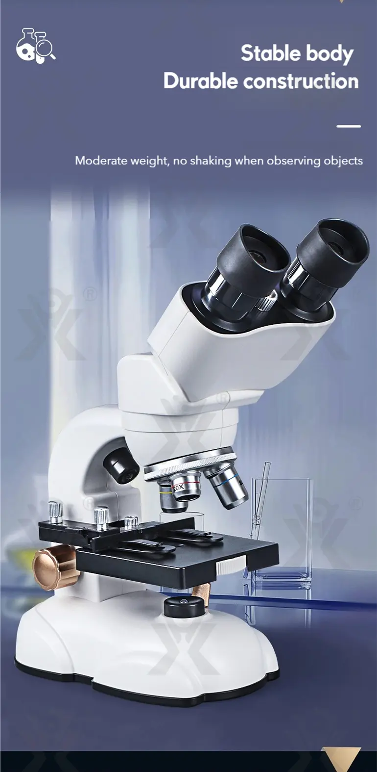 Binocular Microscope Toy, Suitable For Teaching and Playing (TB-5147035) — illustrated product details, panel 9