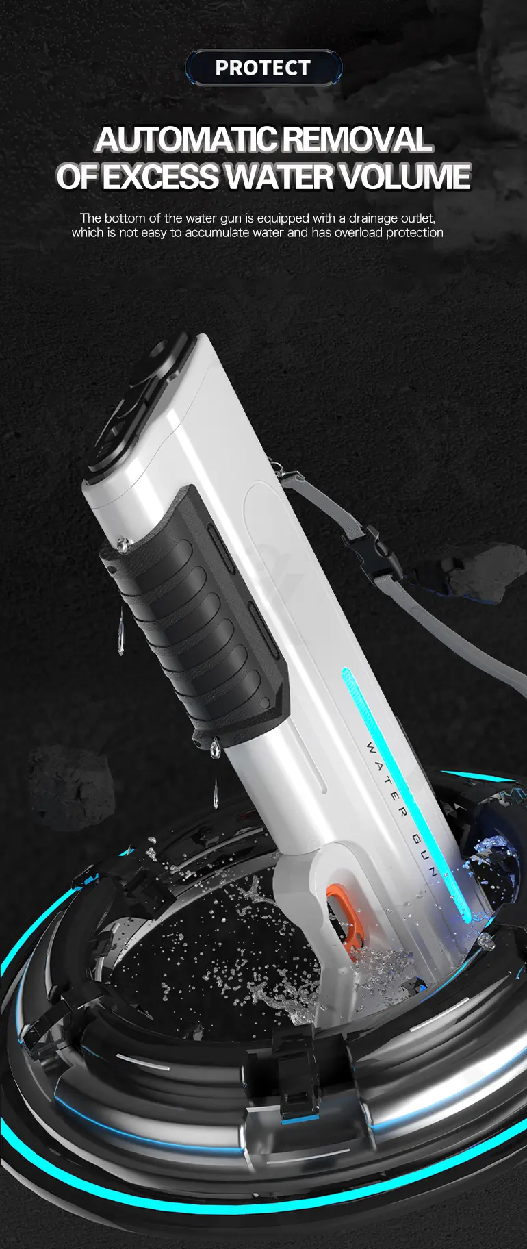 Electric High-Pressure Water Gun (TB-4457016) — illustrated product details, panel 11