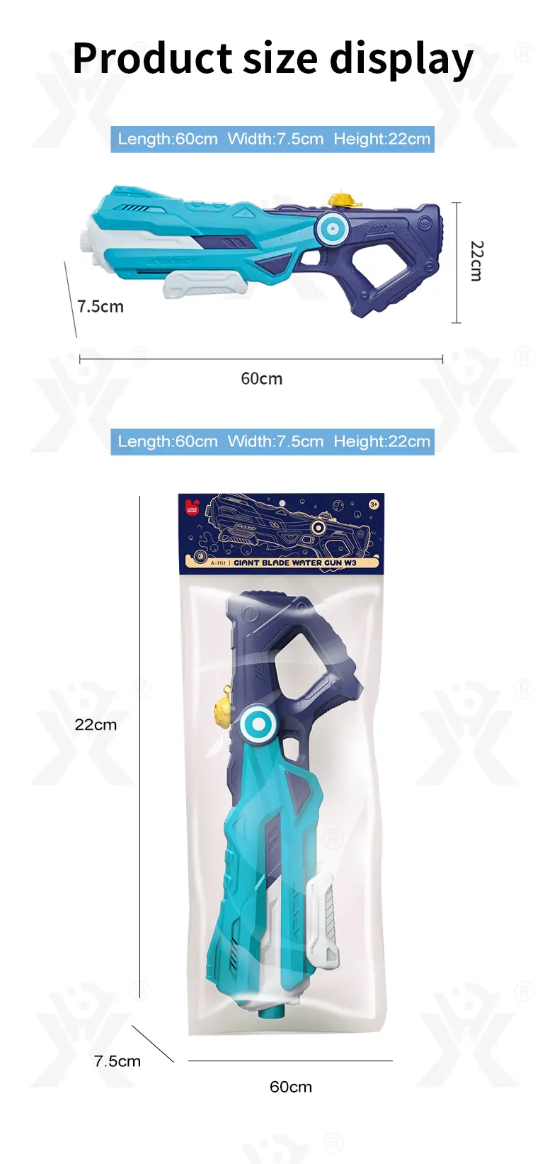 Sci-Fi Water Gun Supply, Outdoor Beach Toys (TB-3989594) — illustrated product details, panel 11