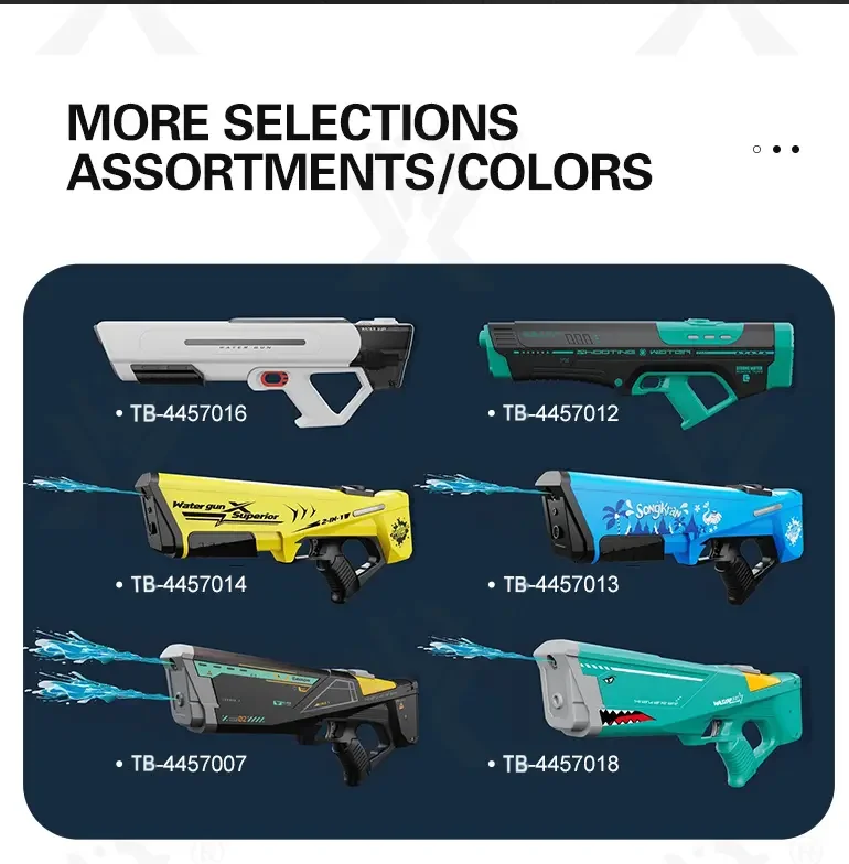Electric High-Pressure Water Gun (TB-4457016) — illustrated product details, panel 13