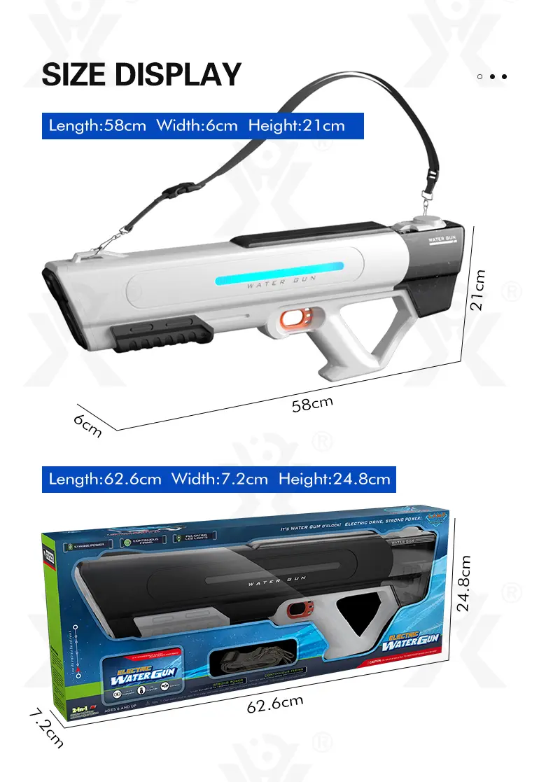 Electric High-Pressure Water Gun (TB-4457016) — illustrated product details, panel 14