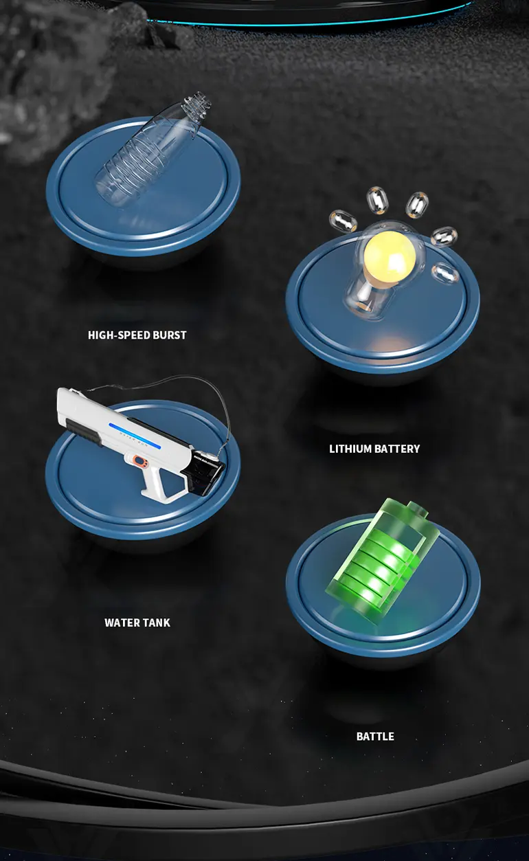 Electric High-Pressure Water Gun (TB-4457016) — illustrated product details, panel 2