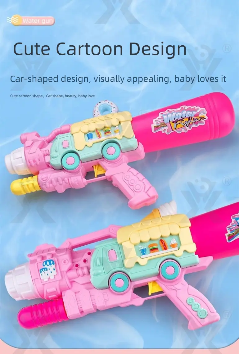 Kid Plastic Summer Water Gun (TB-4935709) — illustrated product details, panel 2